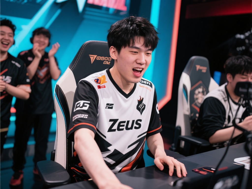 Zeus三局合砍精彩数据，荣膺HLE对阵KT系列赛MVP