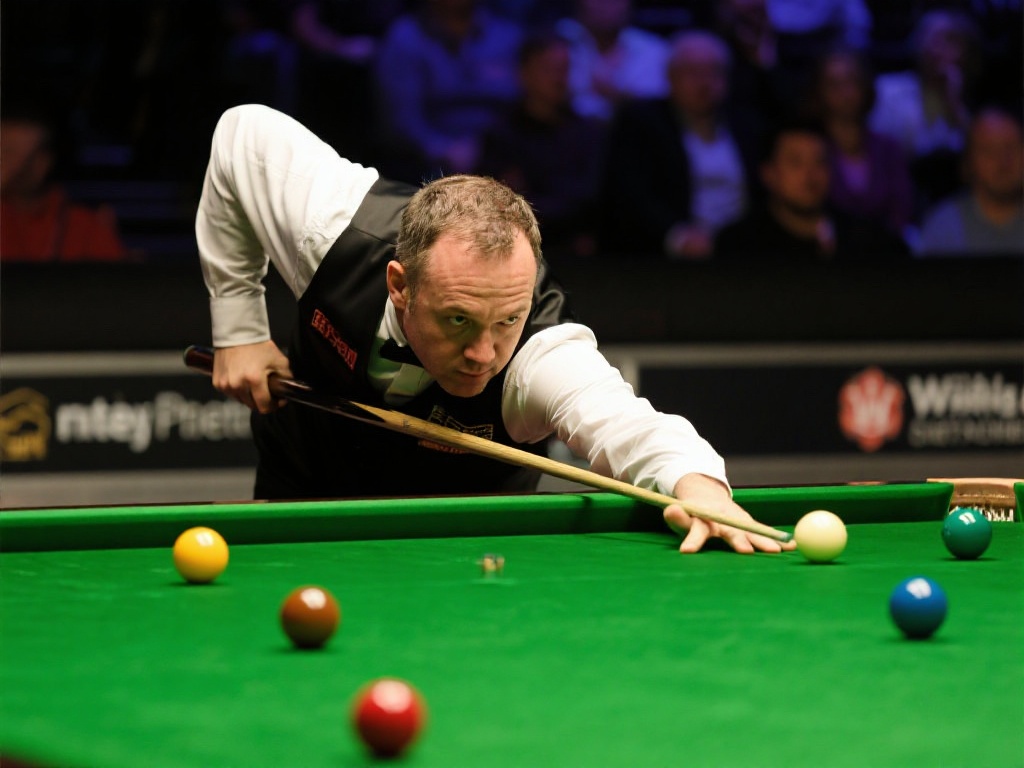 丁俊晖激战马克·威廉姆斯暂时领先